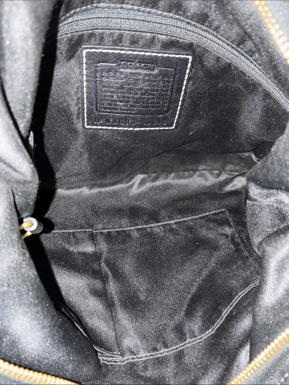 Coach Ergo HOBO Black Leather shoulder bag - Vintage 2006
